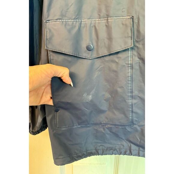 Vintage 90’s Columbia Soft Bill Hood Durable Classic Men’s Raincoat Size Large - Picture 4 of 15